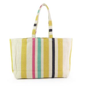 Peace of Mind Beach Bag Woven Striped